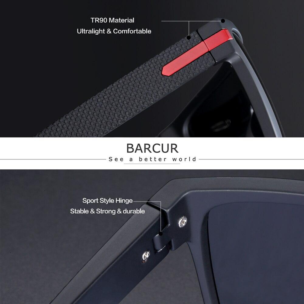 Oversized Polarized Square Sunglasses - Modern UV400 Driving