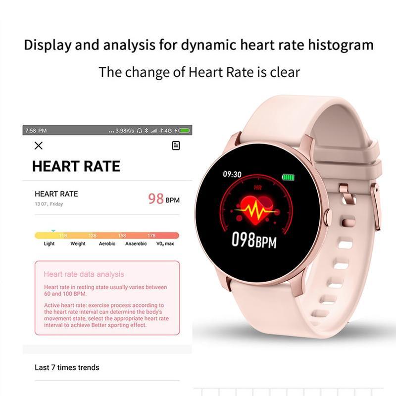 Women's Fitness Smart Watch with Sleep & Heart Rate Tracking