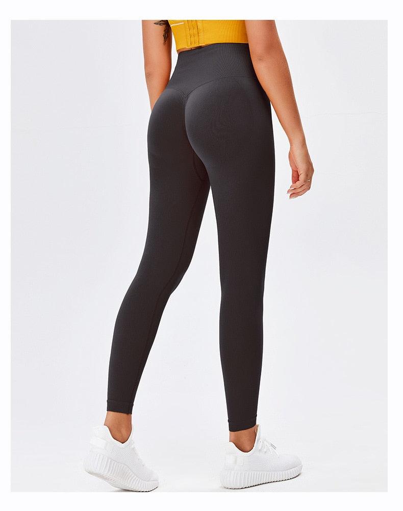 Women's High Waist Seamless Yoga Leggings - Stretchy Gym Pants