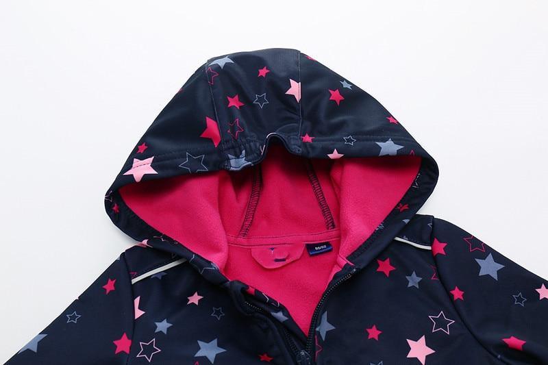Kids Waterproof Soft Shell Ski Suit with Fleece Lining