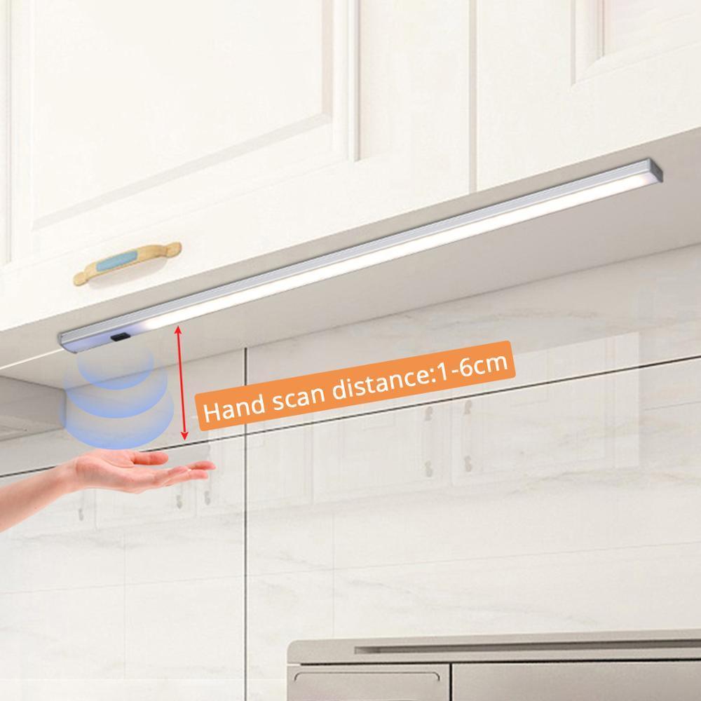 Modern Smart LED Under Cabinet Light with Hand Sweep Motion Sensor