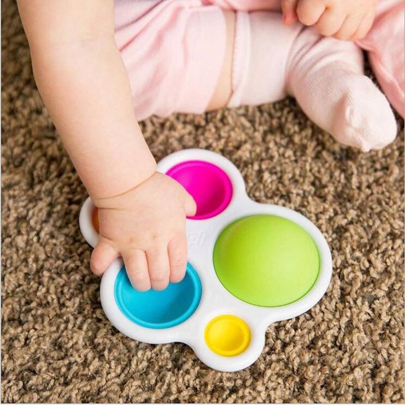 Colorful Sensory Intelligence Activity Board for Baby Development