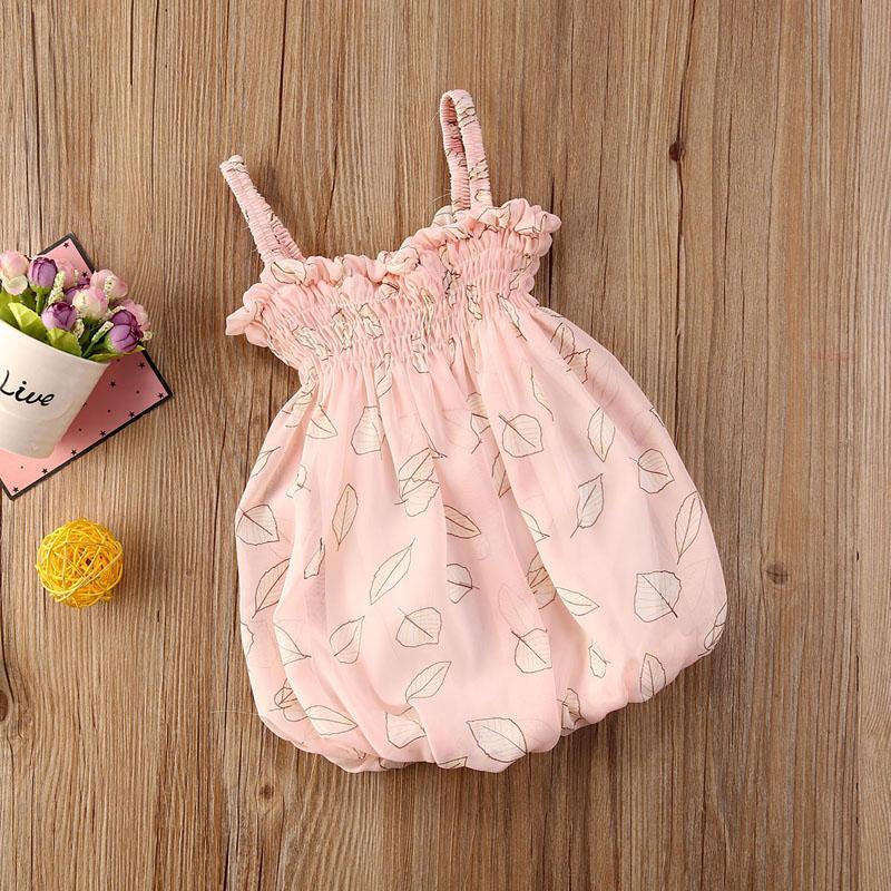 Bohemian Floral Chiffon Sleeveless Dress for Toddler Girls