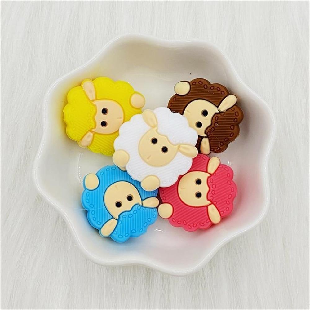 5pcs Animal Silicone Teethers for Newborn Baby Teeth Relief