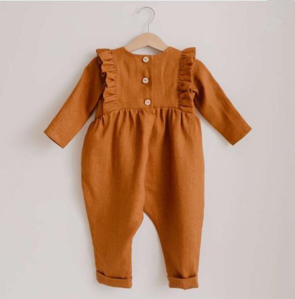 Modern Knitted Cotton Long Sleeve Baby Romper for Autumn