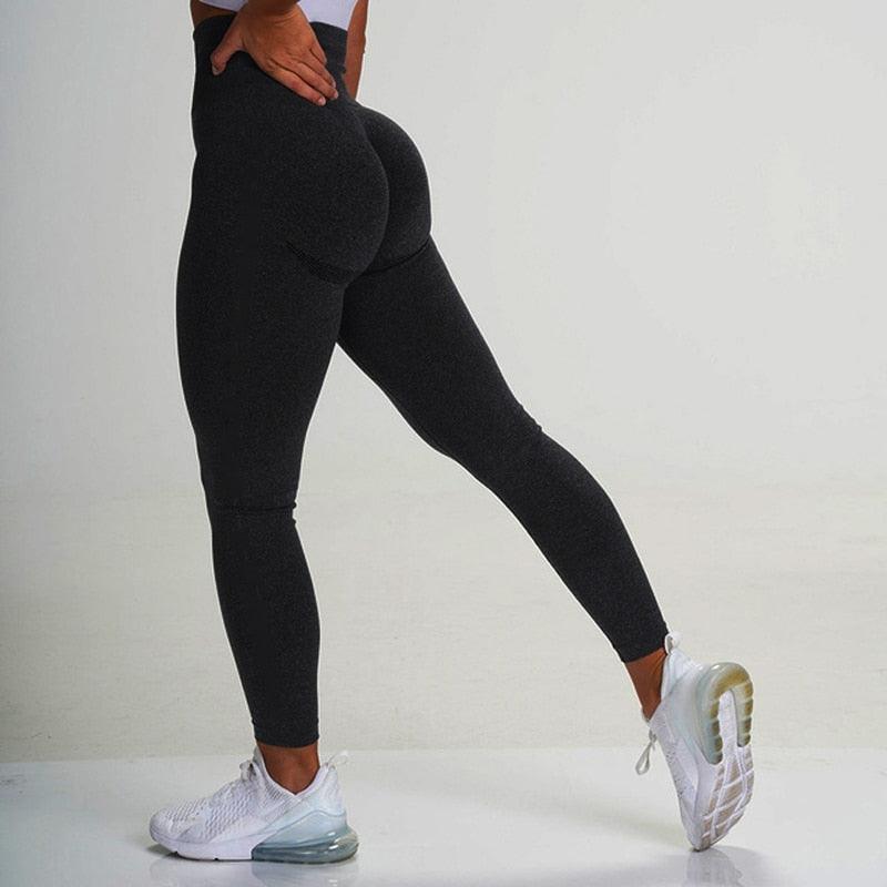 Seamless High Waisted Workout Leggings - Fitness Yoga Pants