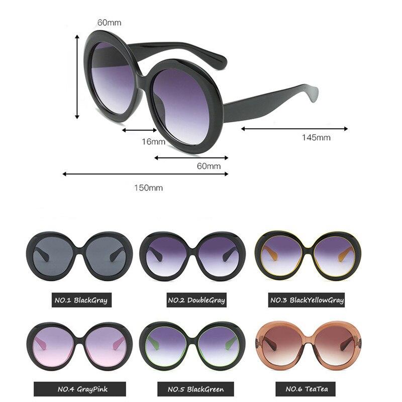 Luxury Oversized Round Oval Sunglasses with Polarized Lenses