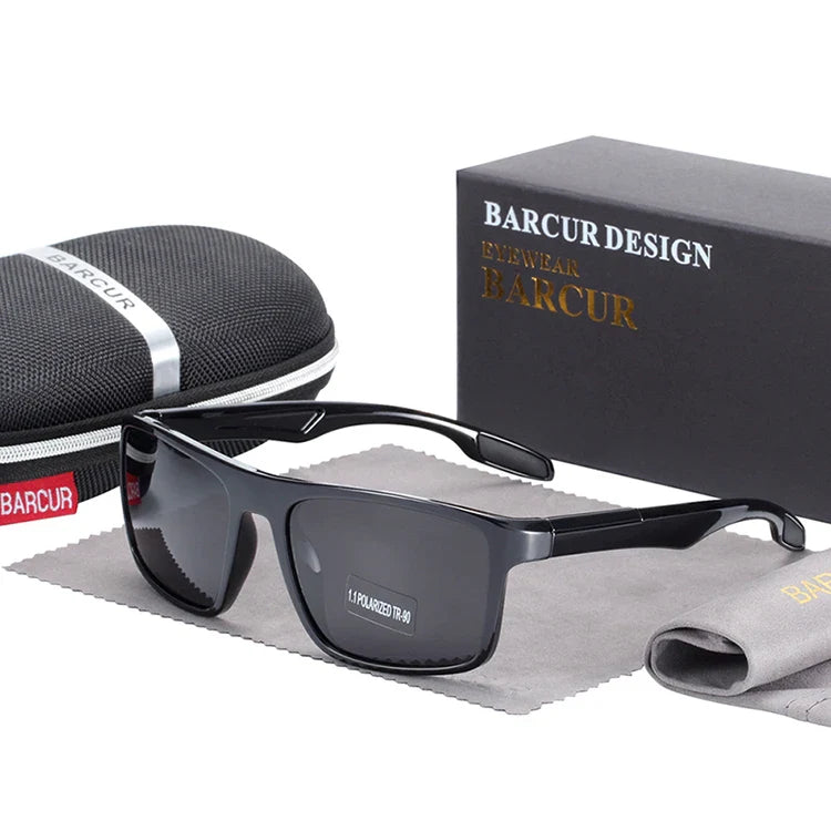 Vintage Square Polarized TAC Sunglasses for Men