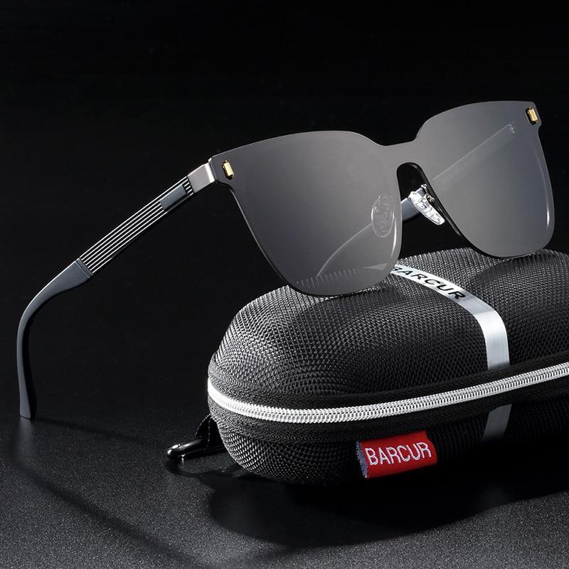 Luxury Polarized Square Sunglasses with UV400 Protection