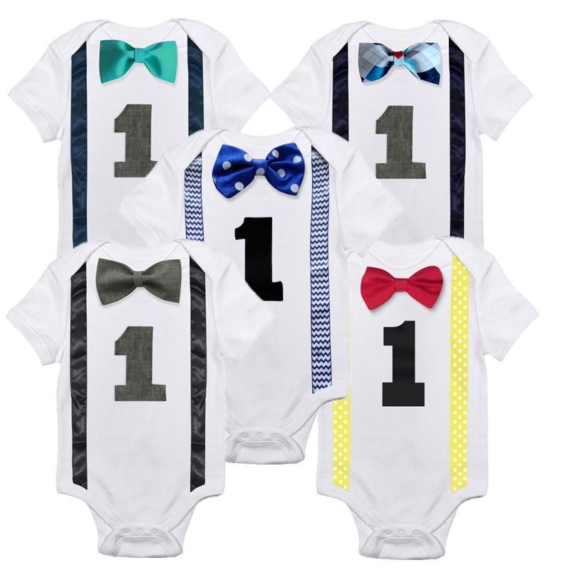 Newborn baby outfit featuring a bow detail and convenient snap-design