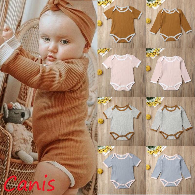 Minimalist Knit Newborn Romper - Classic Unisex Cotton Jumpsuit