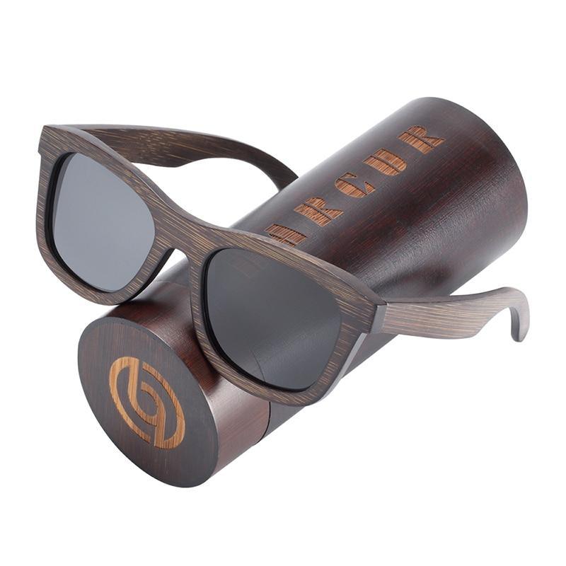 Polarized Bamboo Wooden Sunglasses Unisex UV400 Protection