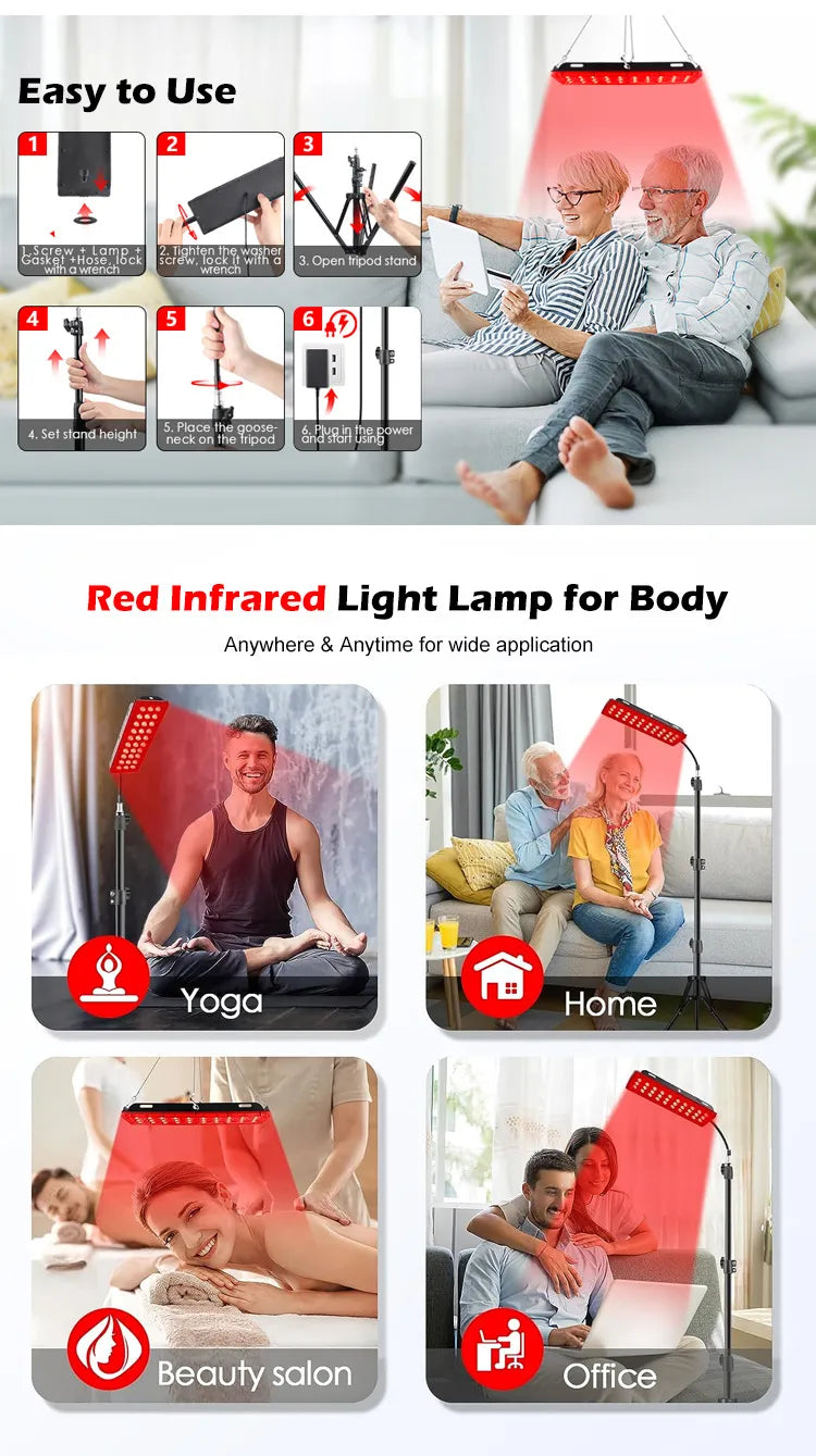 Nano Infrared Adjustable Physiotherapy Lamp