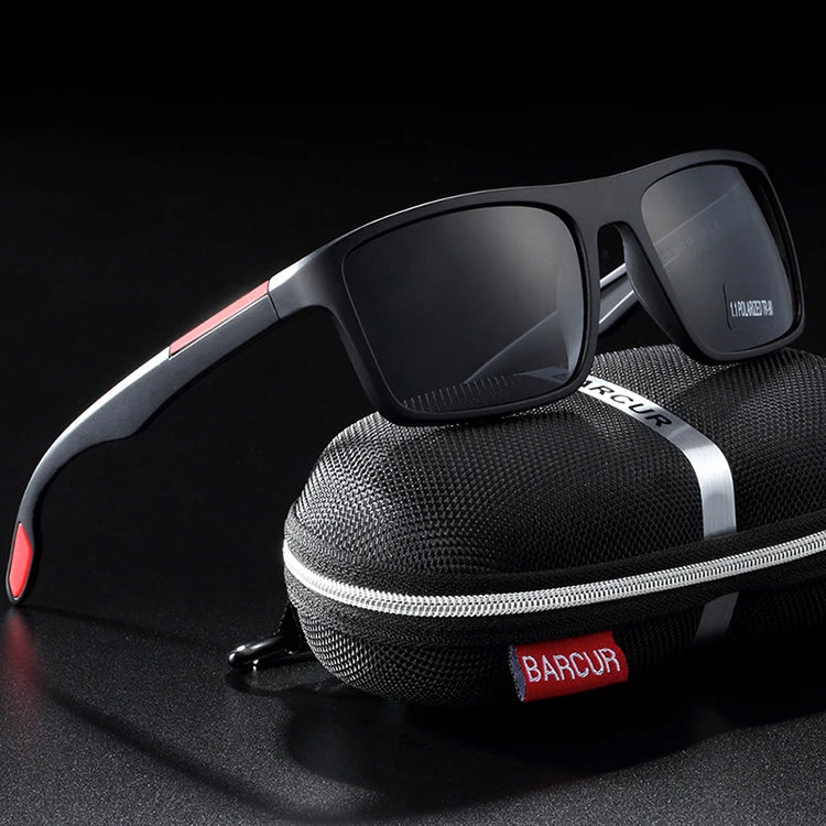 Vintage Square Polarized TAC Sunglasses for Men