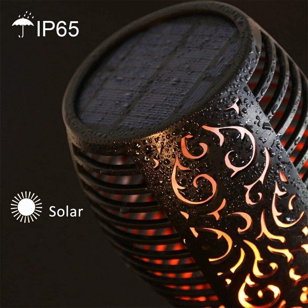 Solar LED Flickering Flame Torch Lights for Garden Pathway