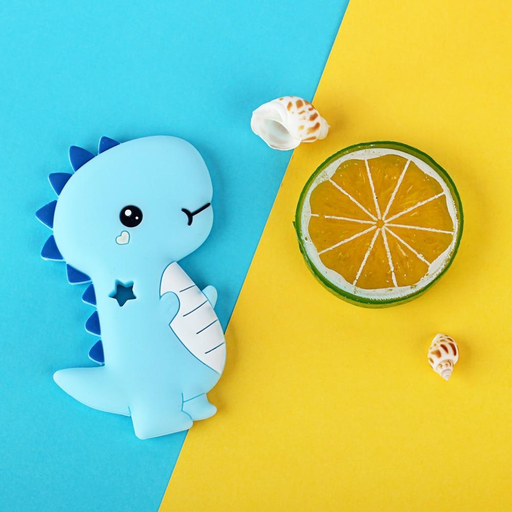Dinosaur Silicone Teether Beads for Babies