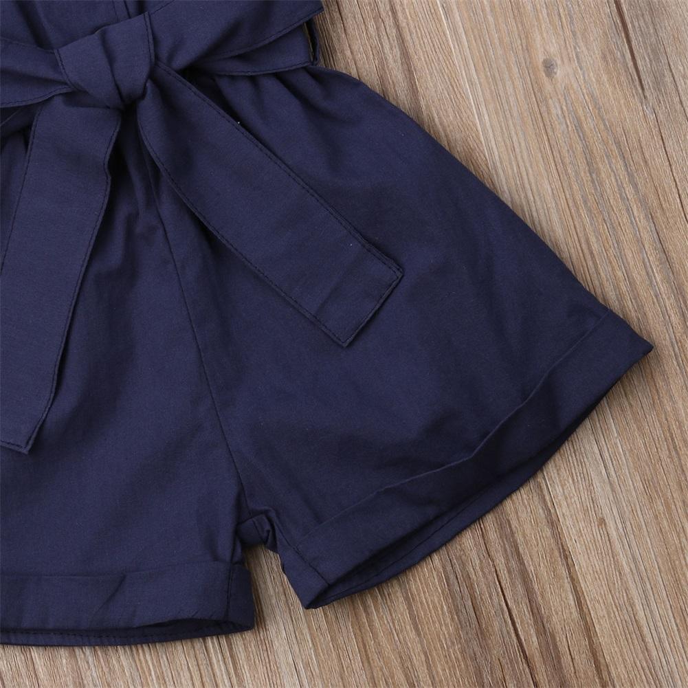 Elegant Sleeveless Summer Jumpsuit Romper for Girls, 1-6 Years