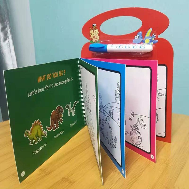 Montessori Magic Water Drawing Book & Doodle Board for Kids