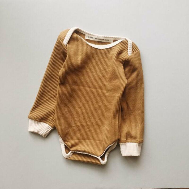 Minimalist Knit Newborn Romper - Classic Unisex Cotton Jumpsuit