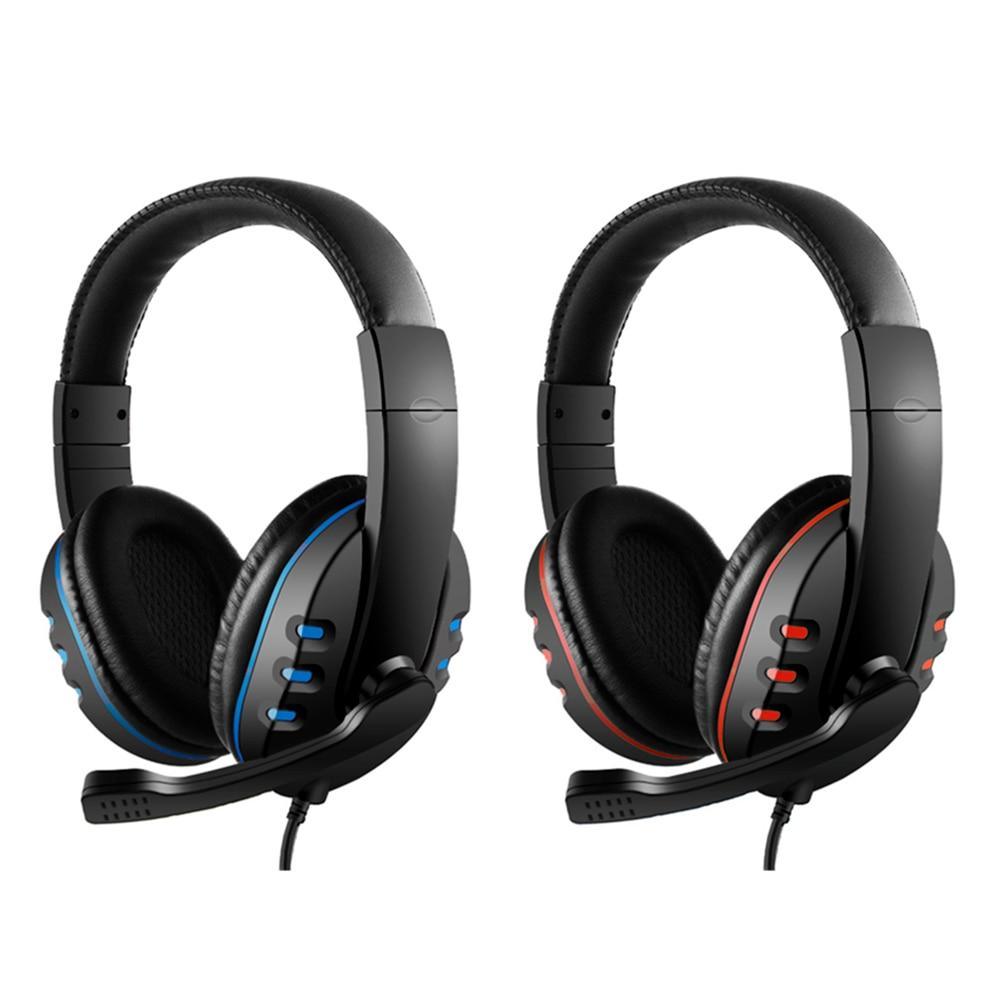 Gaming Headphones Wired 3.5mm Headset with Noise-Canceling Mic