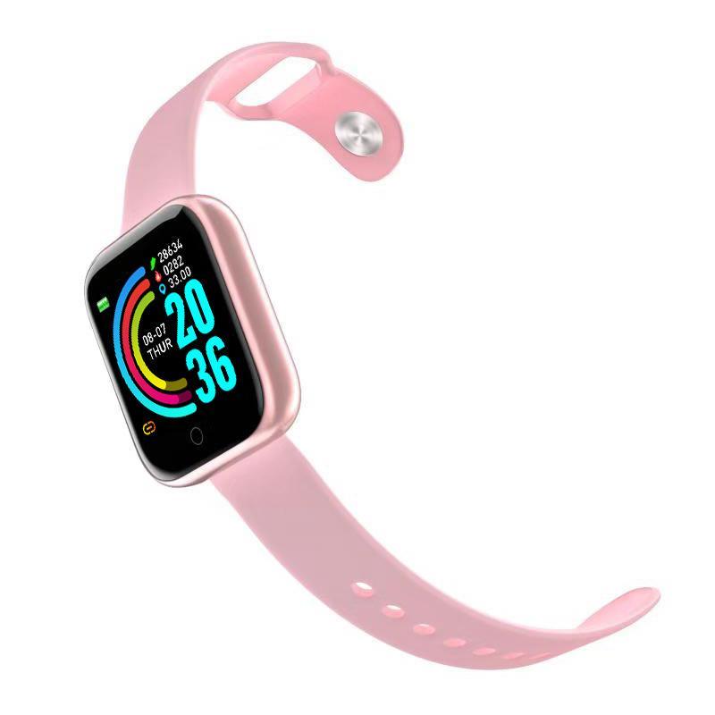 D20 Pro Unisex Smartwatch with Fitness Tracker and Heart Rate