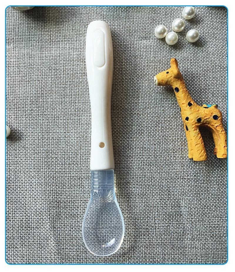 Temperature Sensing Silicone Baby Spoon, Newborn Feeding Tool