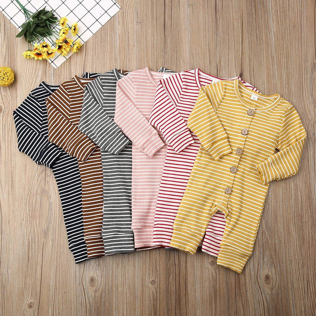 Baby Long Sleeve Ripped Romper Cute Playwear for Spring Autumn