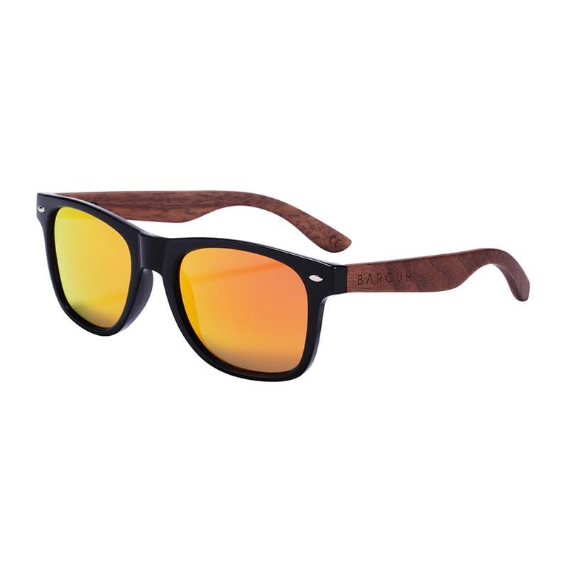 Handmade Bamboo and Walnut Wood Polarized Sunglasses UV400