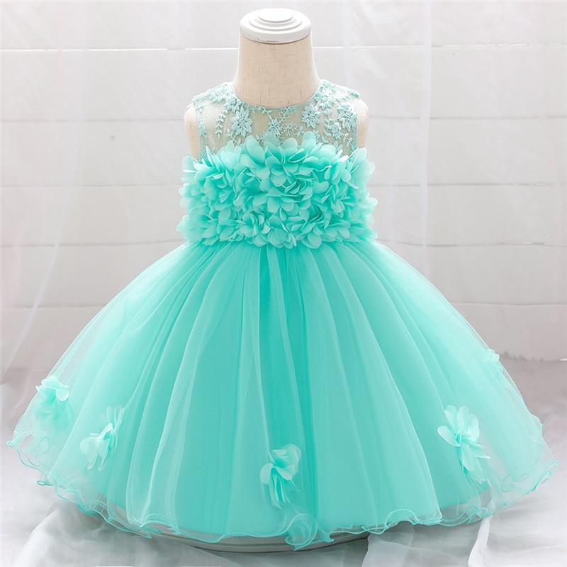 Luxury Handmade Lace & Tulle Baby Baptism Party Dress