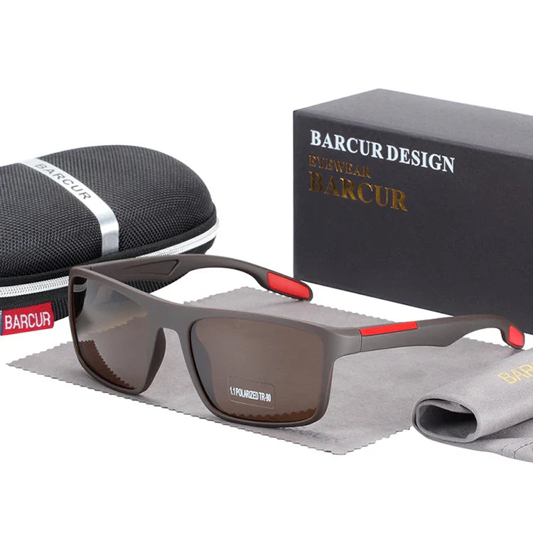 Vintage Square Polarized TAC Sunglasses for Men
