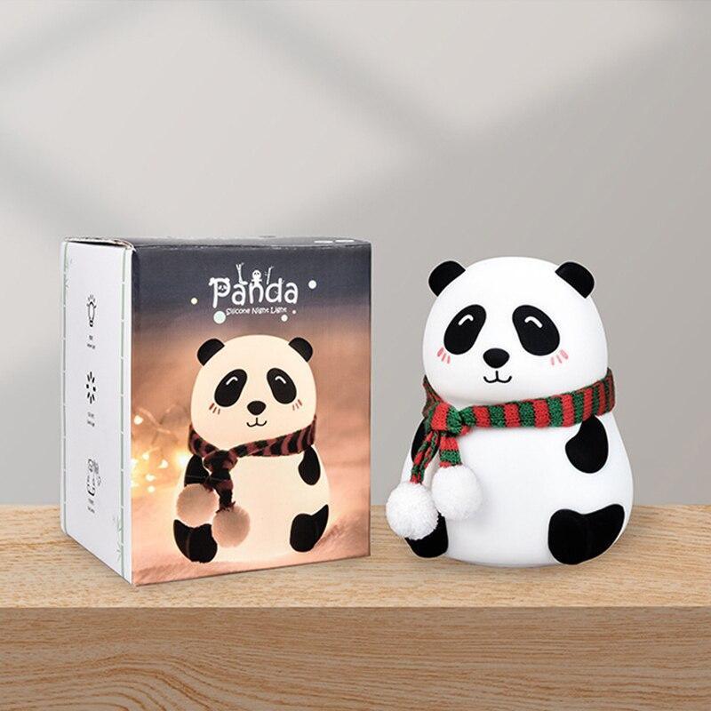 Color-Changing Panda Night Light for Kids Nursery Decor