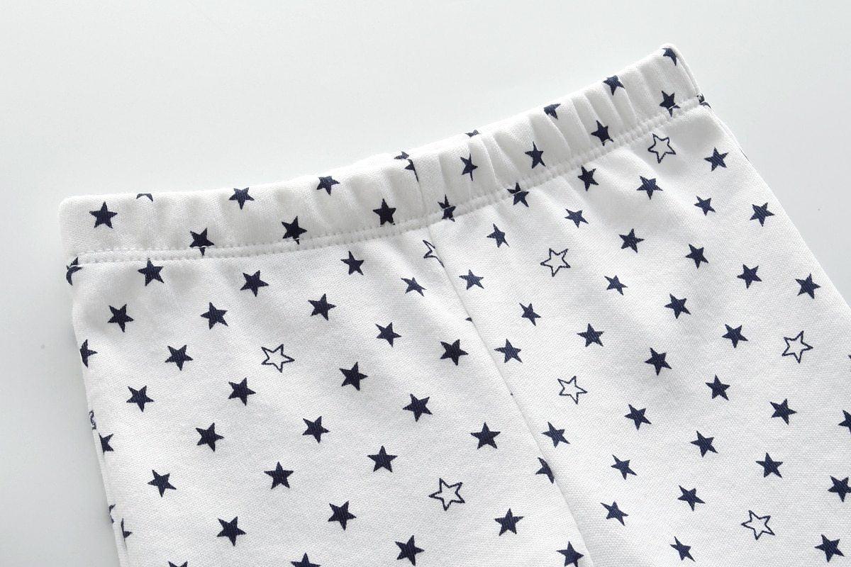 Baby Cotton Pants Set - Soft Everyday Cartoon Joggers for 0-24M