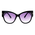 Luxury Oversized Cat Eye Polarized Sunglasses Gradient Lens