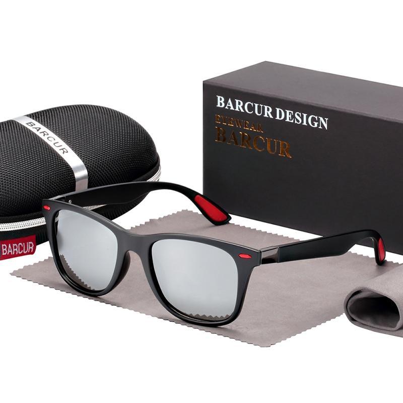 Vintage Square Polarized Sunglasses with UV400 Protection