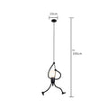 Industrial Climbing Man Pendant Light for Modern Kids Rooms
