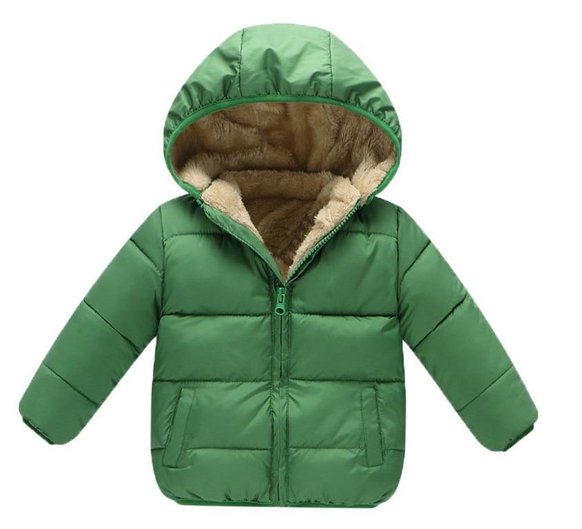 Classic Toddler Boys Windproof Padded Winter Jacket