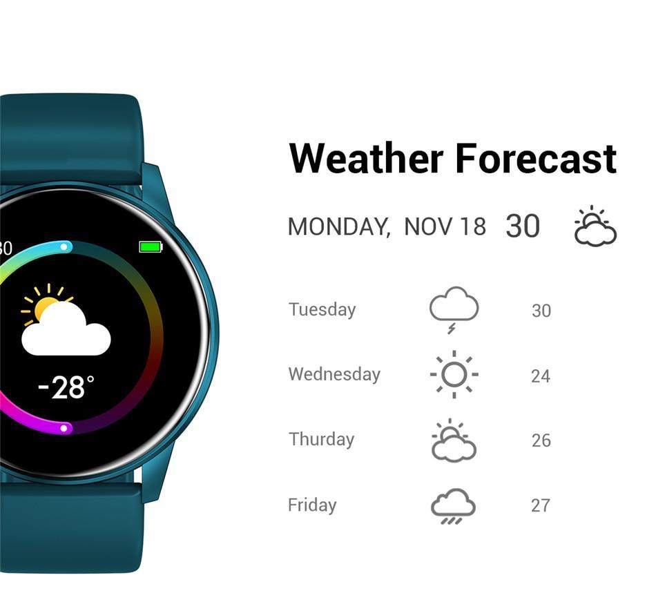 Unisex Smartwatch with 1.3-inch Display, Heart Rate & Fitness Tracker