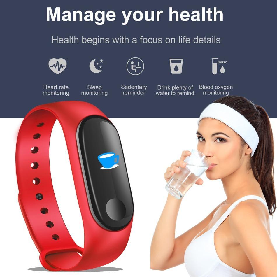 Sport Bluetooth Smart Watch Fitness Tracker for iOS and Android