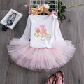 Winter Long Sleeve Baby Girl Dress - 1st Birthday Party Outfit