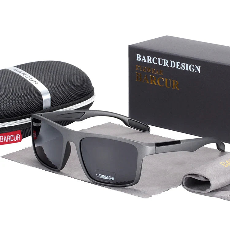 Vintage Square Polarized TAC Sunglasses for Men