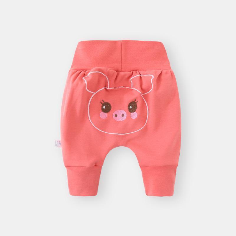 Thick Cotton Winter Baby Pants with High Elastic Waist