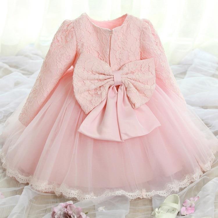 White Tulle Christening Gown First Birthday Party Ball Gown
