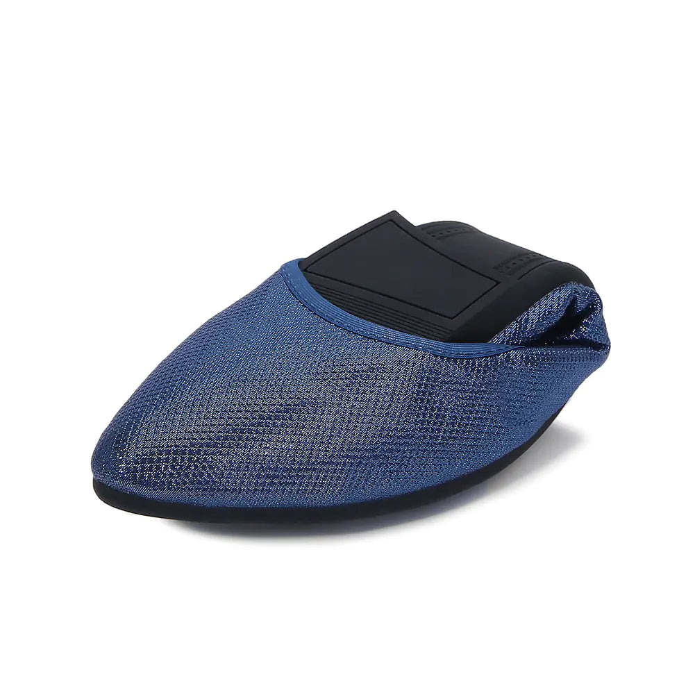 Women's Pointed Toe Flat Shoes with Textured Shimmer Finish - Image 23