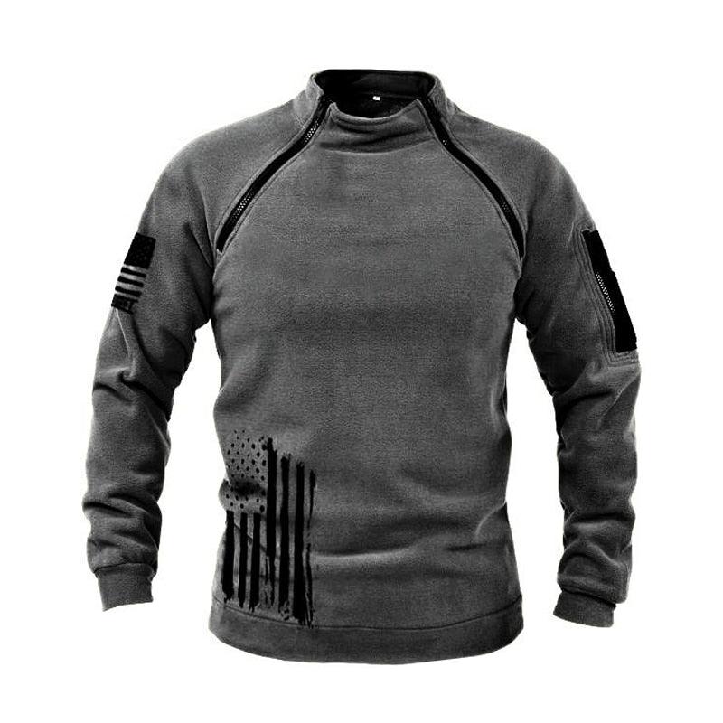 Men's Lightweight Tactical Fleece Jacket - Windproof Outdoor Gear