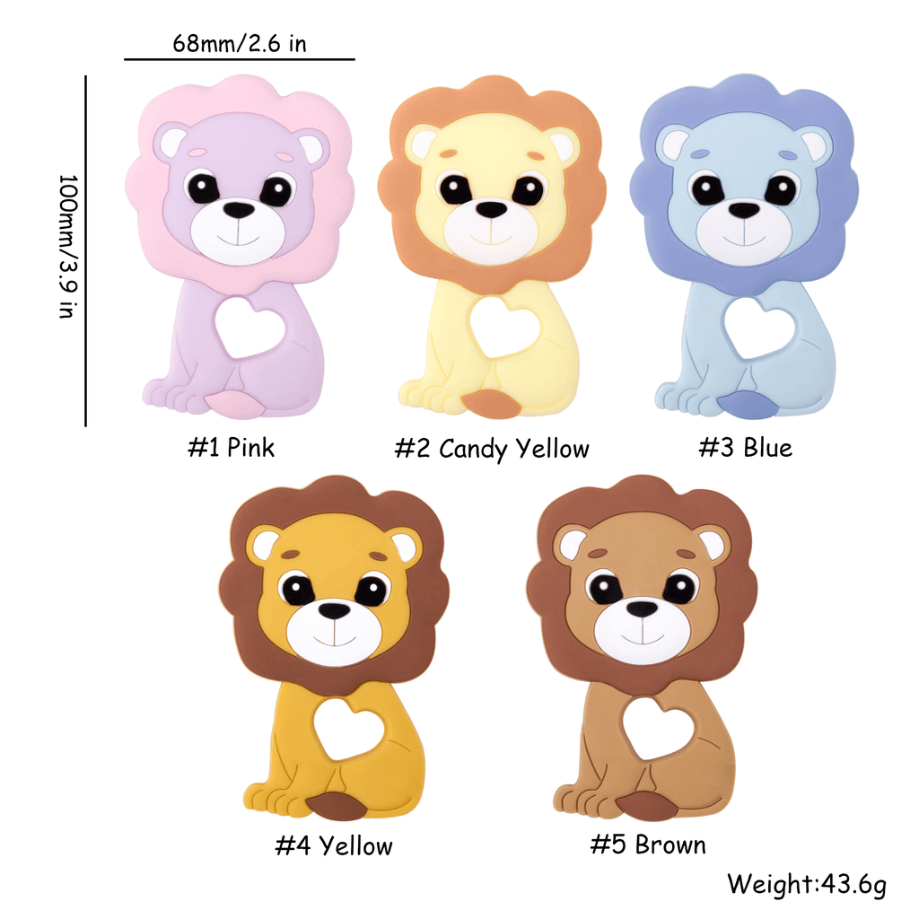 Animal Fox Silicone Teether Toy for Baby Teething