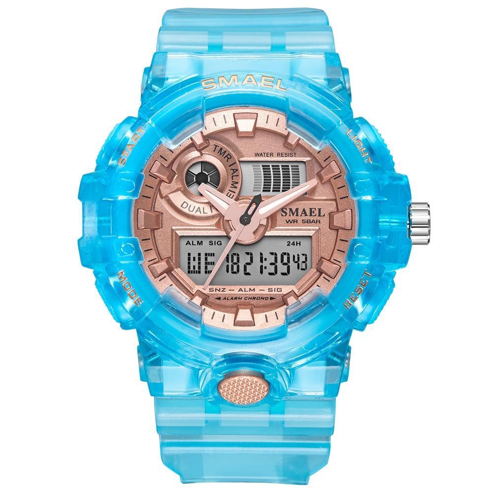 Unisex Luminous Sport Digital Watch Waterproof Streetwear Style