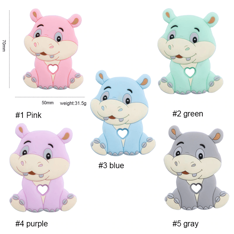 Animal Fox Silicone Teether Toy for Baby Teething