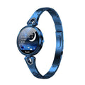 Women's Rose-Gold Waterproof Smart Watch with HD Touch Display