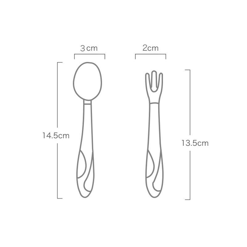 Bendable Silicone Baby Training Spoon for Self-Feeding Toddlers