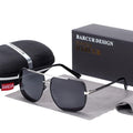 Men's Square Polarized Driving Sunglasses with UV400 Protection